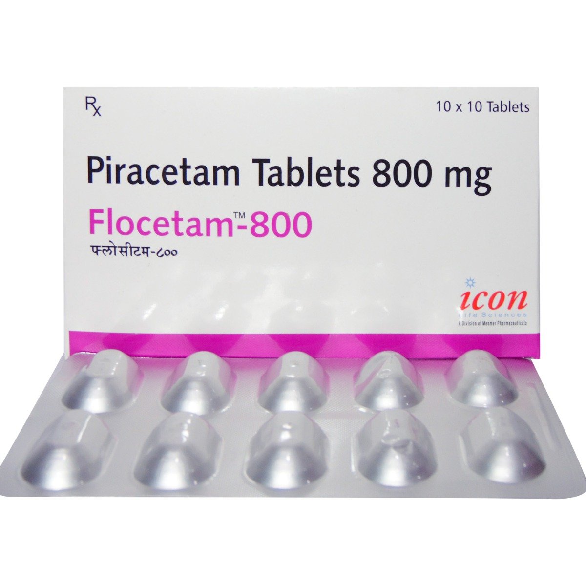 Flocetam 800 mg Tablet 10's, Pack of 10 TabletS Flocetam 800 mg Tablet 10's, Pack of 10 TabletS