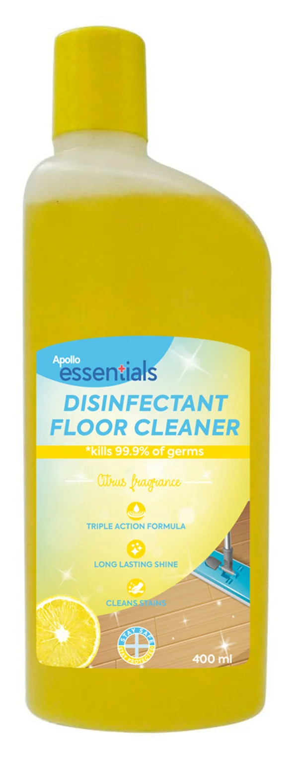 Apollo Essentials Disinfectant Floor Cleaner 400ml, Pack of 1