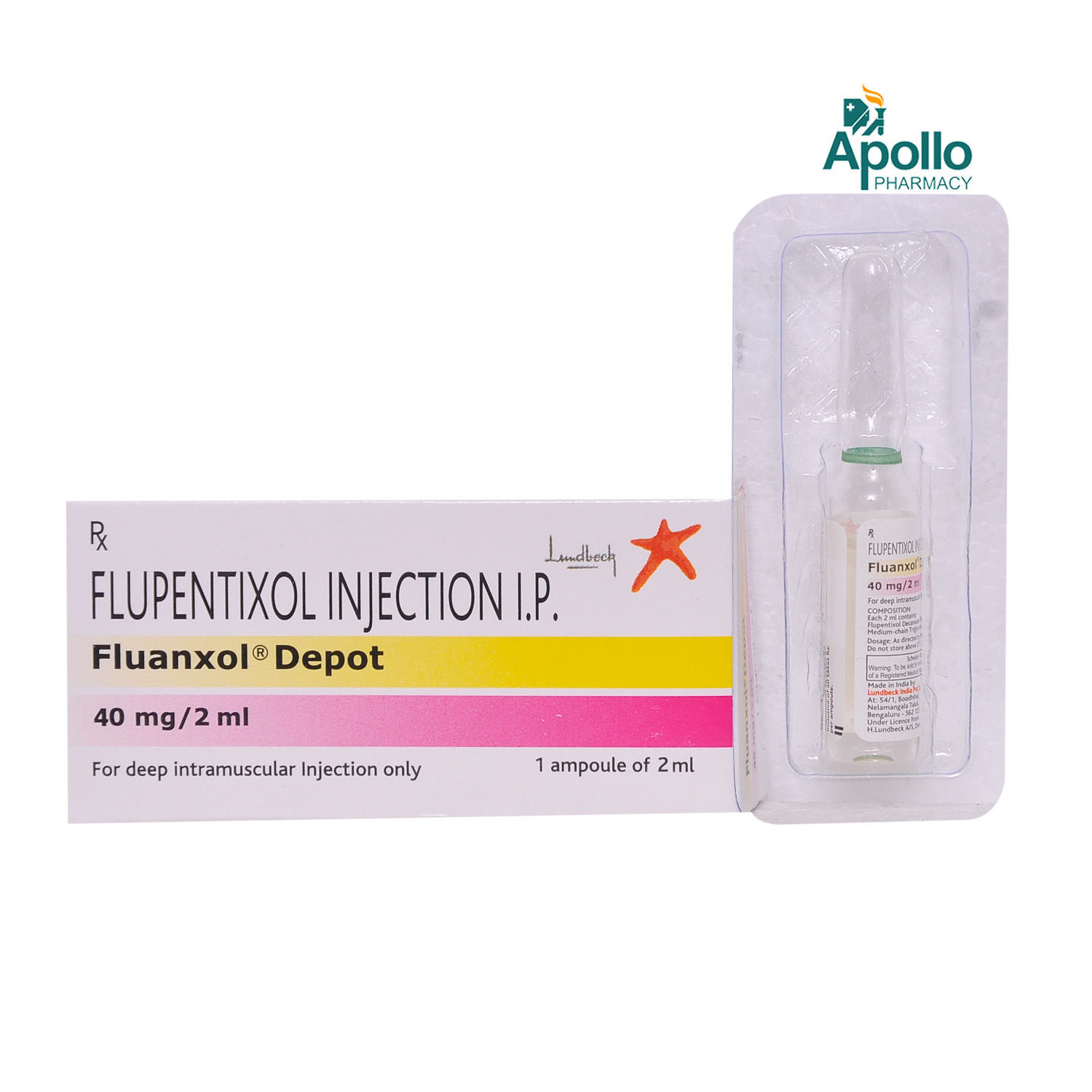 Buy Fluanxol Depot 40 mg Injection 2 ml Online