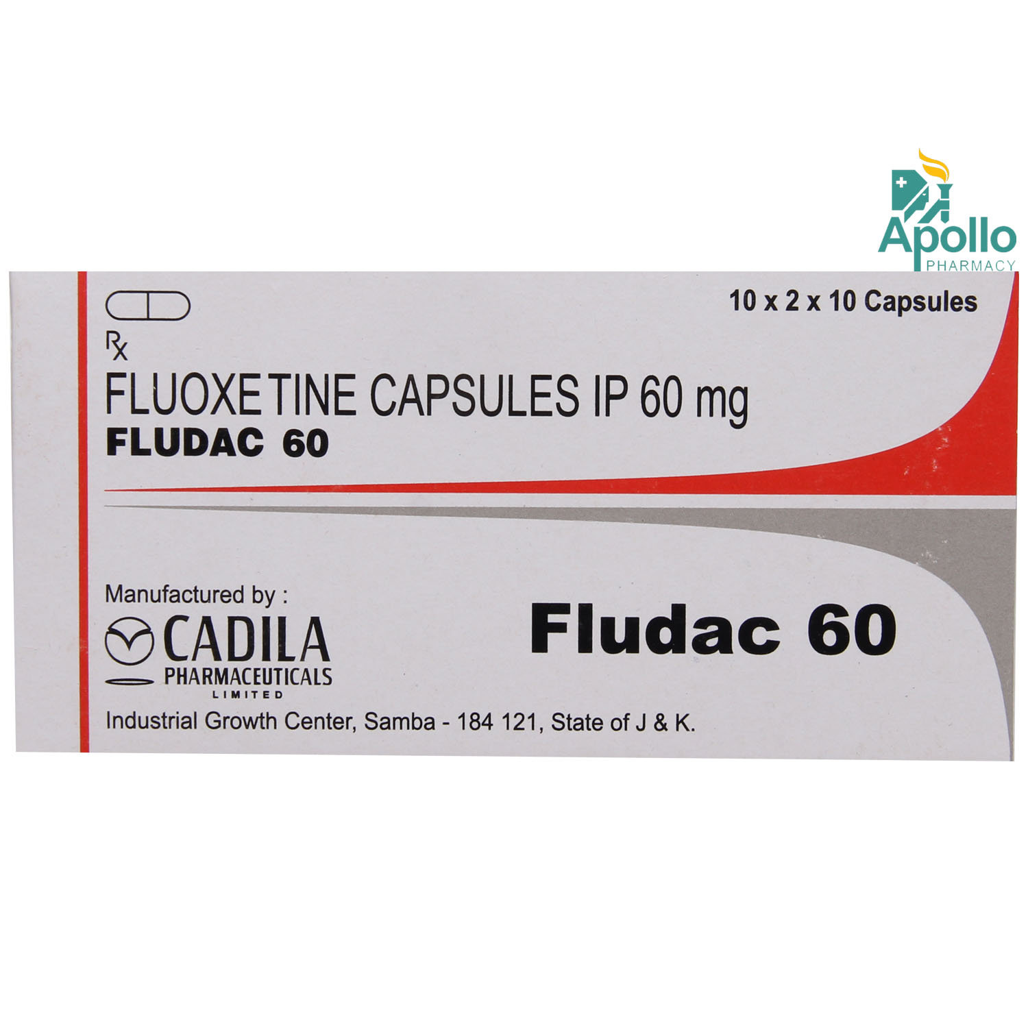 Fludac 60 Capsule 10's, Pack of 10 CAPSULES Fludac 60 Capsule 10's, Pack of 10 CAPSULES