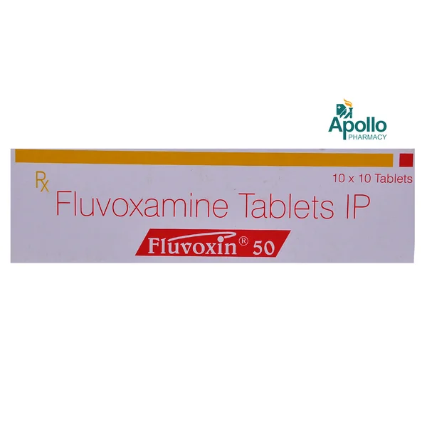Fluvoxin 50 Tablet 10's, Pack of 10 TABLETS