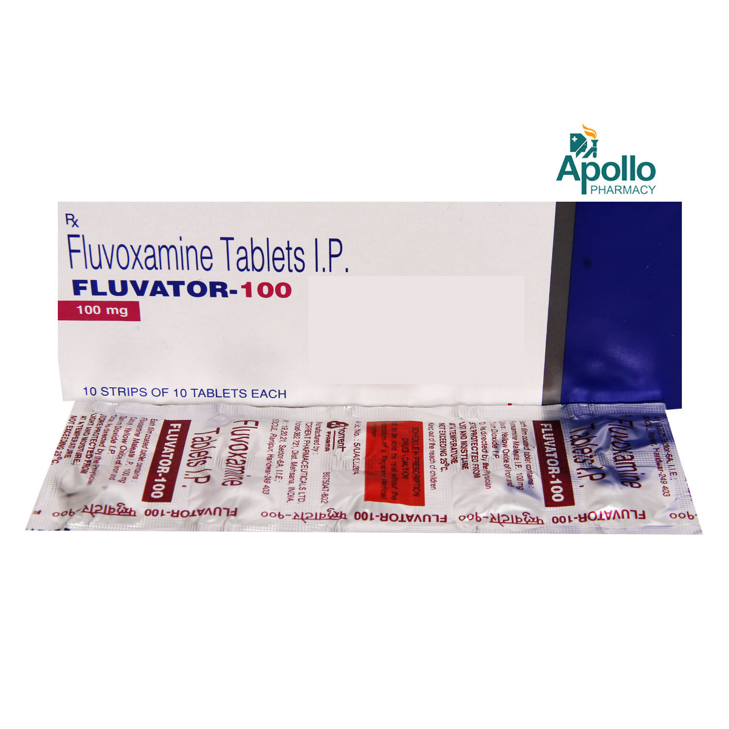 Fluvator-100 Tablet 10's, Pack of 10 TABLETS