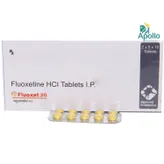 Fluoxet 20 Tablet 10's, Pack of 10 TABLETS