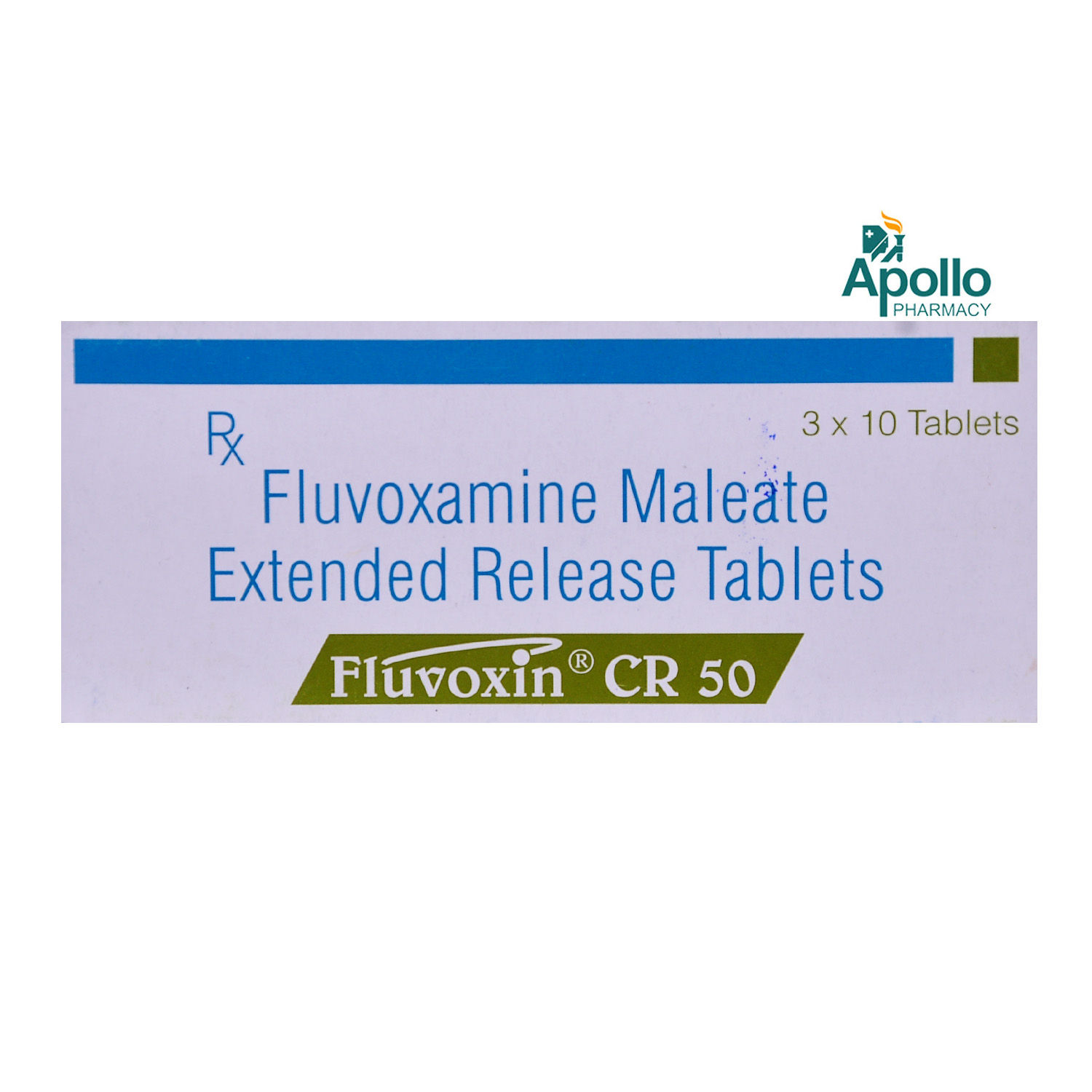 Buy Fluvoxin CR 50 Tablet 10's Online