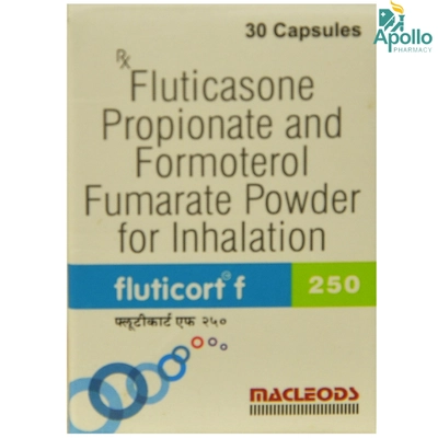 Fluticort F 250 Capsule 30's, Pack of 1 CAPSULE