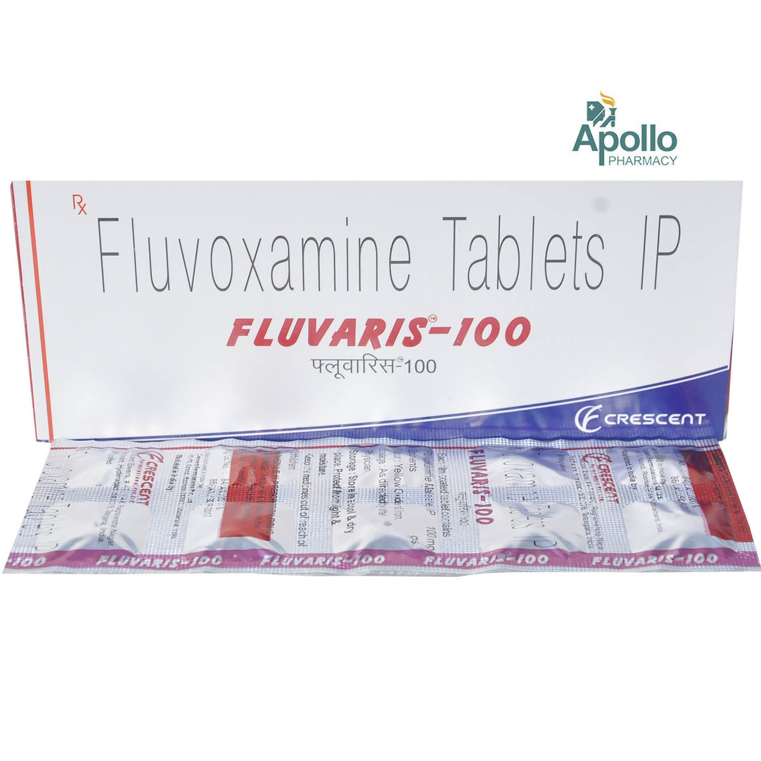 FLUVARIS 100 TABLET 10'S, Pack of 10 TabletS FLUVARIS 100 TABLET 10'S, Pack of 10 TabletS