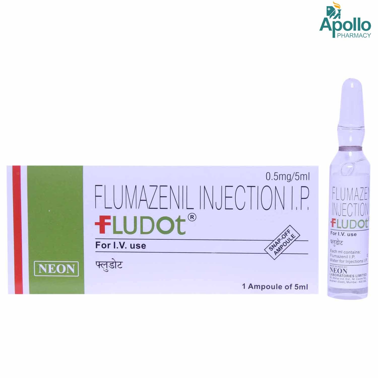 Fludot 0.5 Injection 5 ml, Pack of 1 Injection Fludot 0.5 Injection 5 ml, Pack of 1 Injection