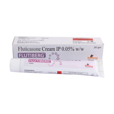 Flutiberg 0.05%w/w Cream 20 gm, Pack of 1 Cream