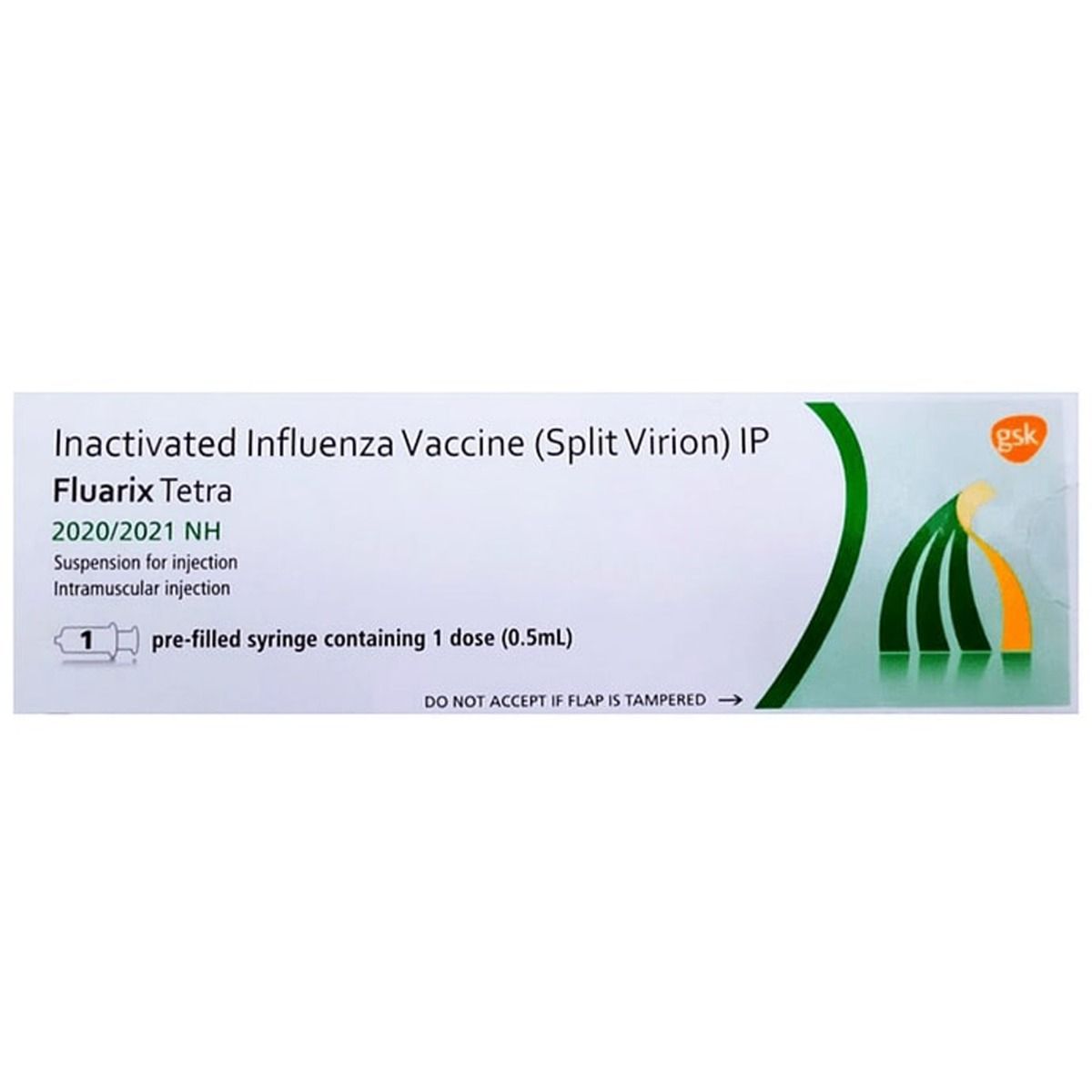 Fluarix Tetra 2020/2021 NH Vaccine 0.5 ml, Pack of 1 INJECTION