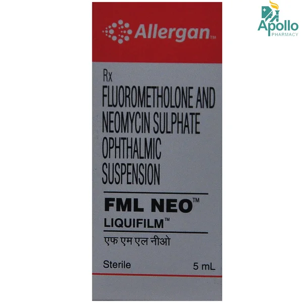 FML NEO Liquifilm Eye Drops 5 ml, Pack of 1 EYE DROPS