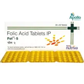Fol-5 Tablet 30's, Pack of 30 TABLETS