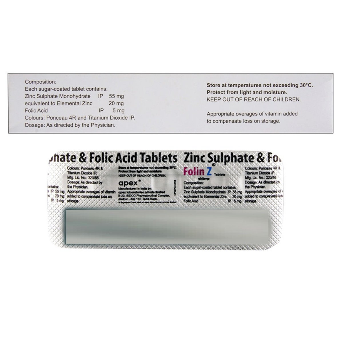 Folinz Tablet 10's, Pack of 10 Folinz Tablet 10's, Pack of 10