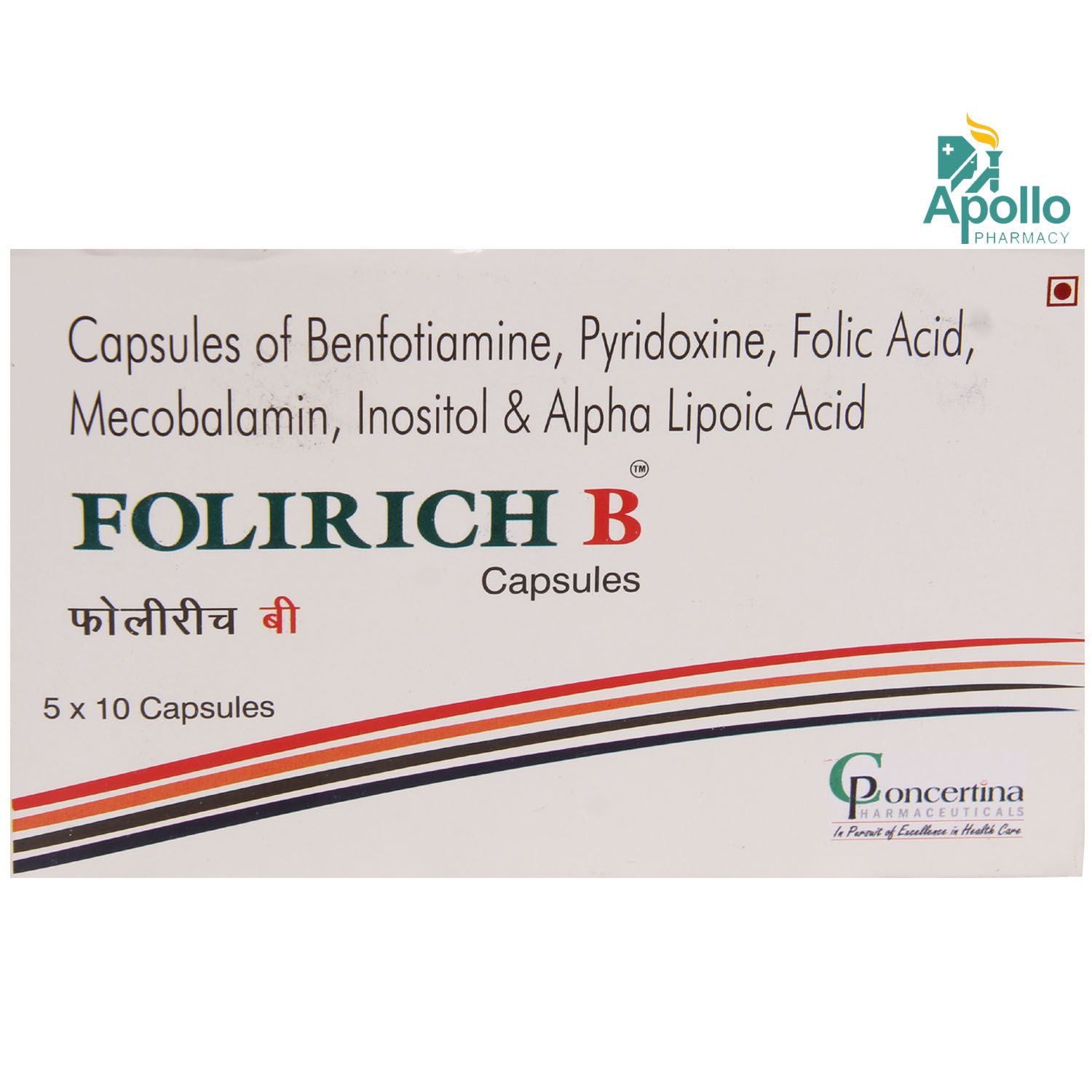 Buy Folirich B Capsule 10's Online