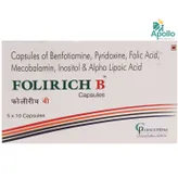 Folirich B Capsule 10's, Pack of 10 CAPSULES
