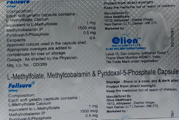 Folisure Capsule 10's