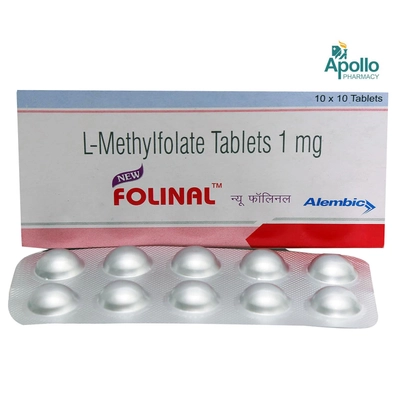 New Folinal  Tablet 10's, Pack of 10 TABLETS