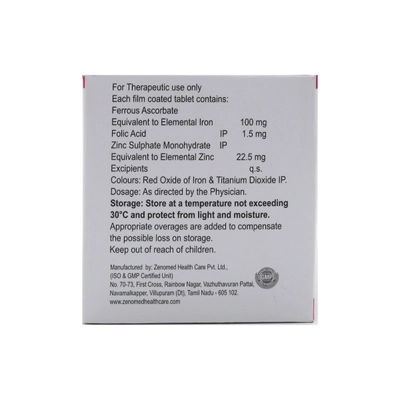 Folquick-F Tablet 10's, Pack of 10 TABLETS