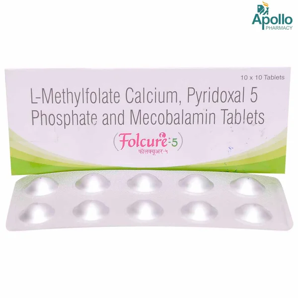 Folcure 5 Tablet 10's, Pack of 10 TABLETS