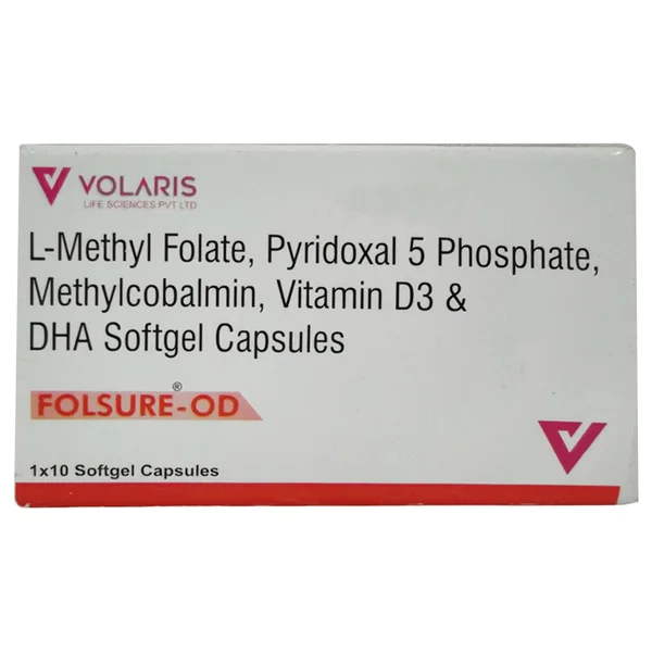 Folsure-OD Tablet 10's, Pack of 10