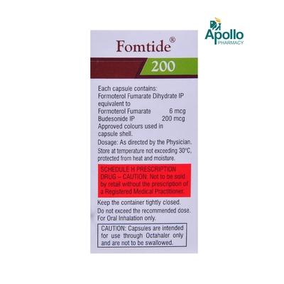 Fomtide 200 Octacaps 30's, Pack of 1 OCTACAP