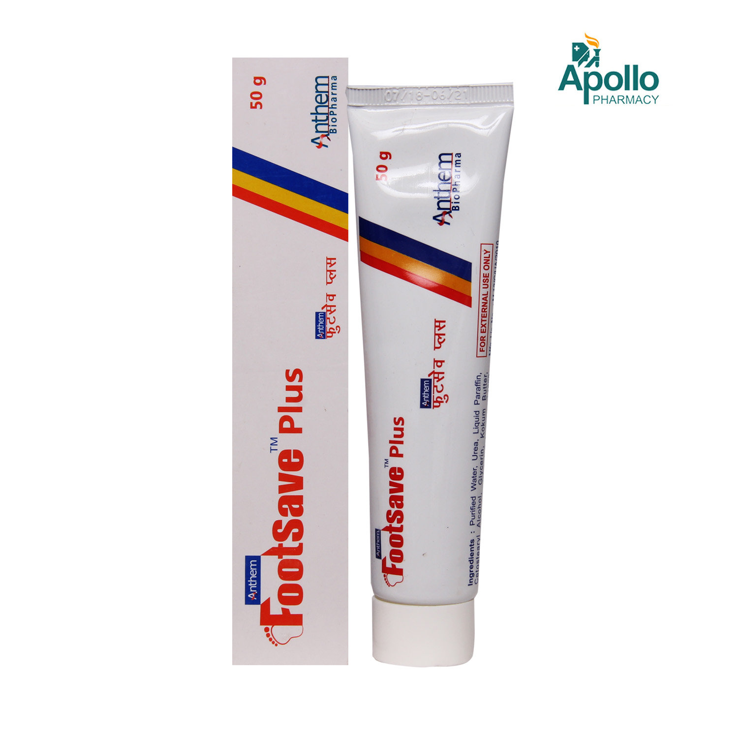Footsave Plus Cream 50 gm, Pack of 1 Footsave Plus Cream 50 gm, Pack of 1