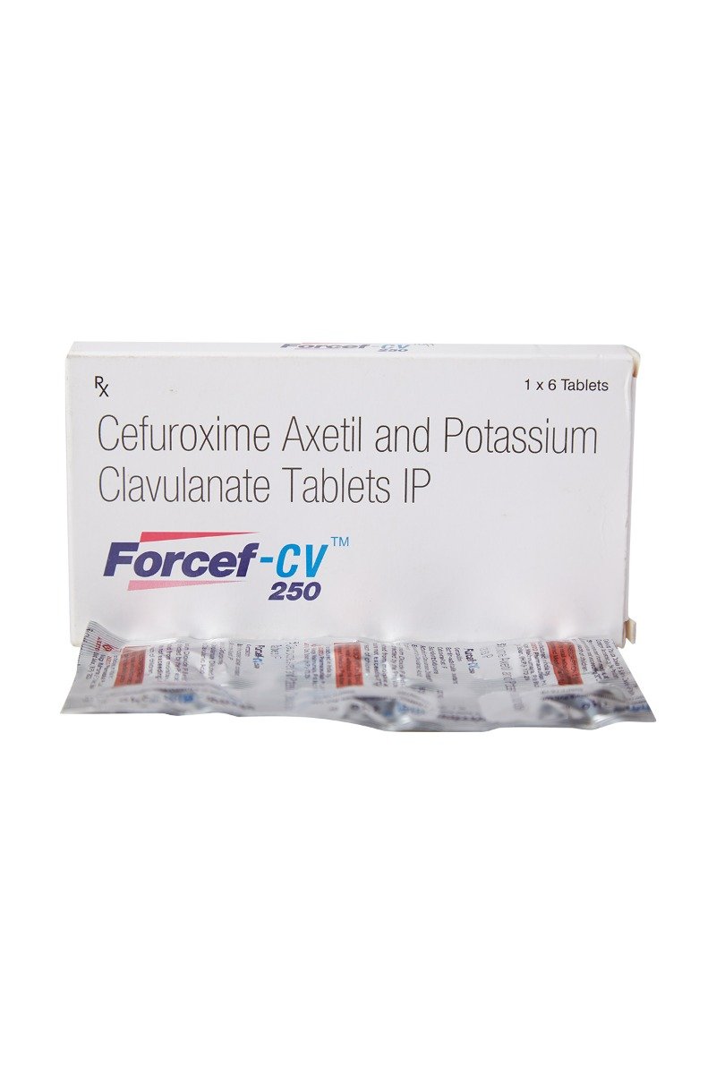 Forcef CV 250 Tablet 6's, Pack of 6 TABLETS Forcef CV 250 Tablet 6's, Pack of 6 TABLETS