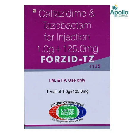 FORZID TZ 1125MG INJECTION