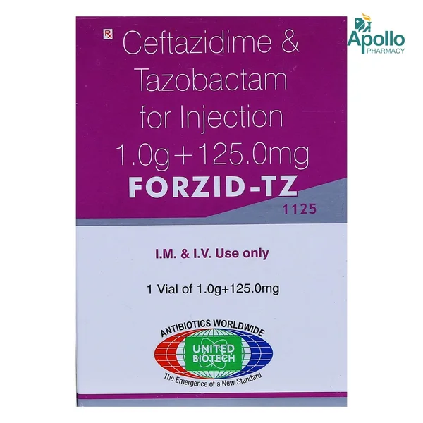 FORZID TZ 1125MG INJECTION