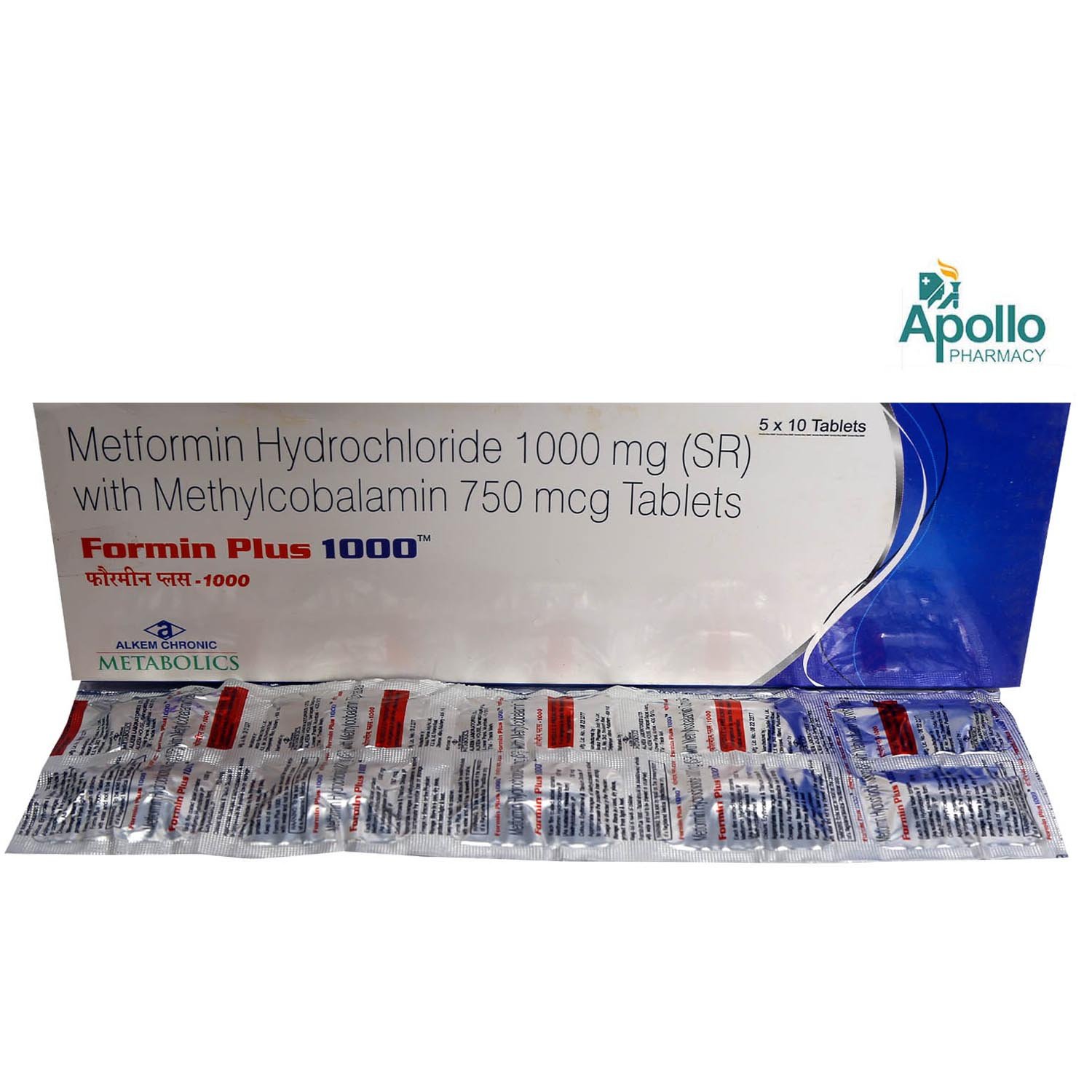 Formin Plus 1000 Tablet 10's, Pack of 10 TABLETS Formin Plus 1000 Tablet 10's, Pack of 10 TABLETS