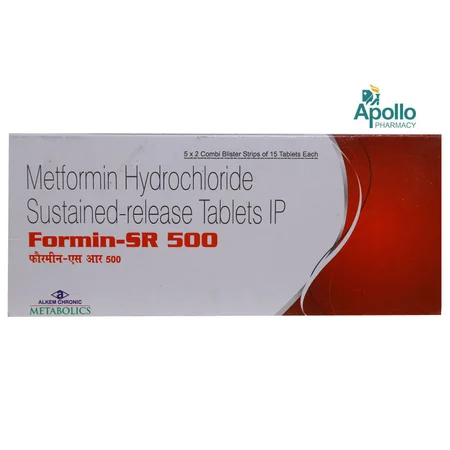 Formin SR 500 Tablet 15's