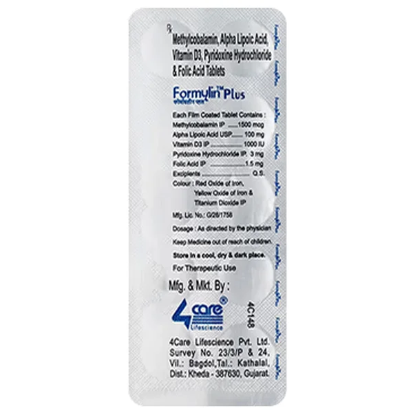 Formylin Plus Tablet 10's, Pack of 10