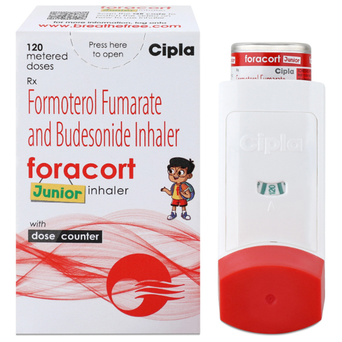Foracort Junior Inhaler 120 mdi, Pack of 1 Tablet Foracort Junior Inhaler 120 mdi, Pack of 1 Tablet