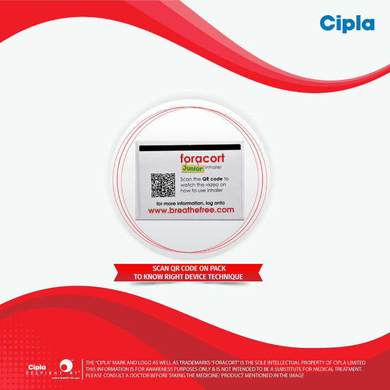 Foracort Junior Inhaler 120 mdi, Pack of 1 Tablet Foracort Junior Inhaler 120 mdi, Pack of 1 Tablet