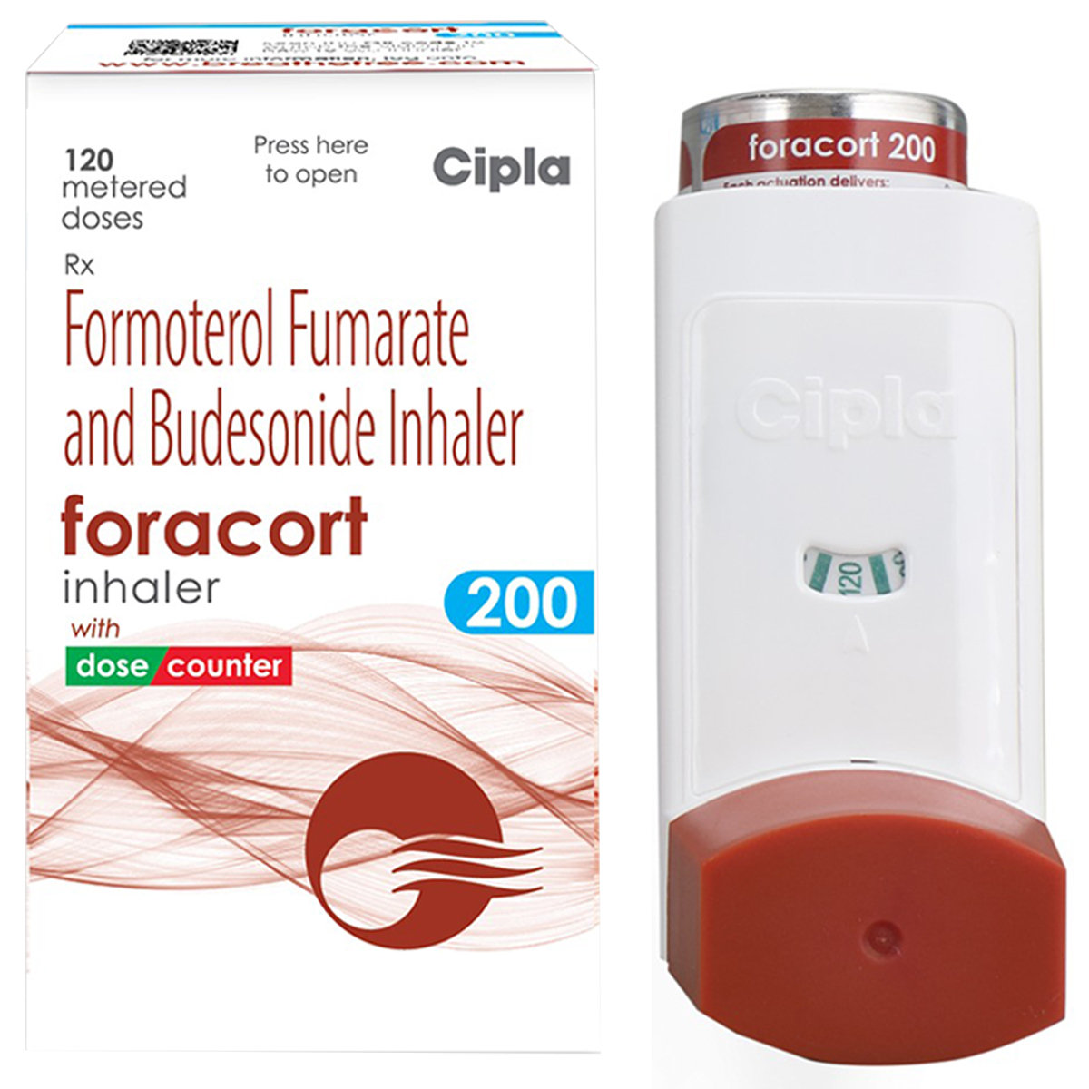 Foracort 200 Inhaler 120 mdi, Pack of 1 INHALER Foracort 200 Inhaler 120 mdi, Pack of 1 INHALER