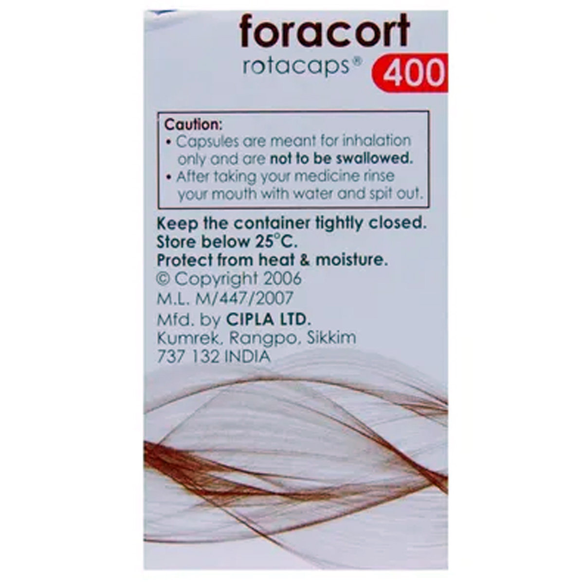 Foracort 400 Rotacaps 30's, Pack of 1 ROTACAP Foracort 400 Rotacaps 30's, Pack of 1 ROTACAP