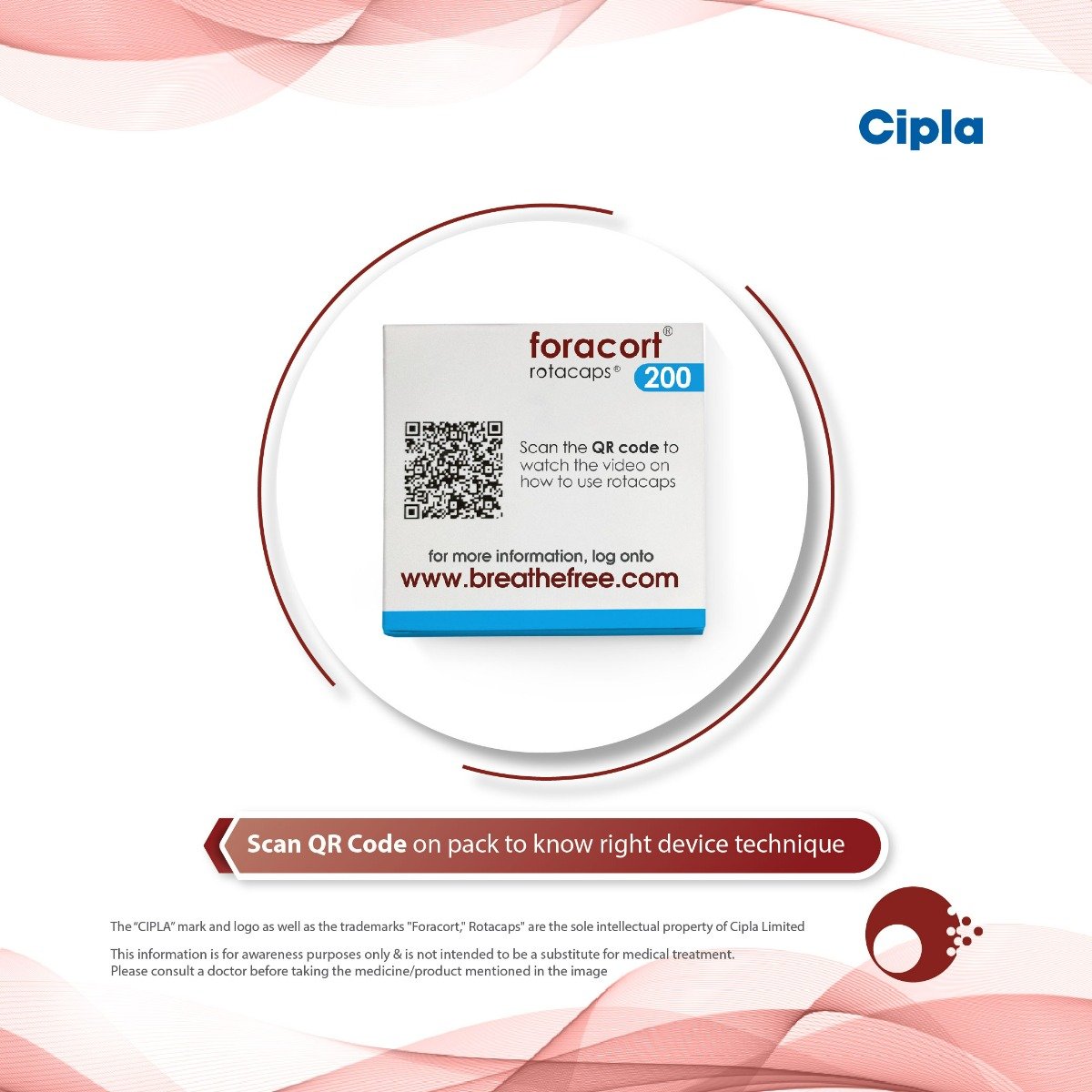 Foracort 200 Rotacap 30's, Pack of 1 CAPSULE Foracort 200 Rotacap 30's, Pack of 1 CAPSULE