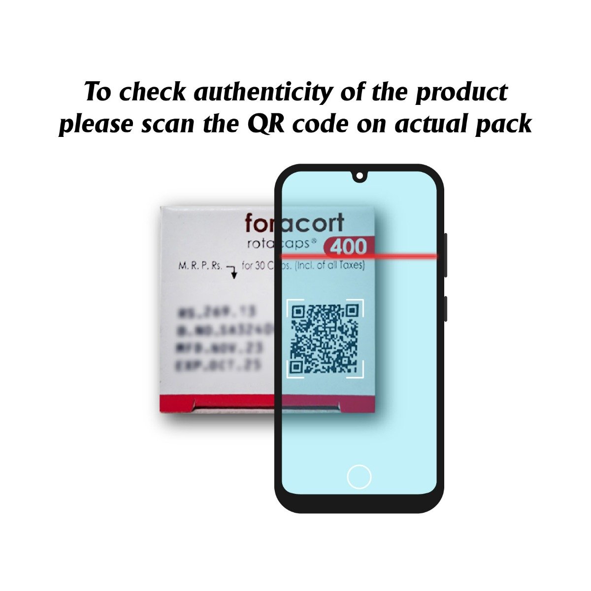 Foracort 400 Rotacaps 30's, Pack of 1 ROTACAP Foracort 400 Rotacaps 30's, Pack of 1 ROTACAP