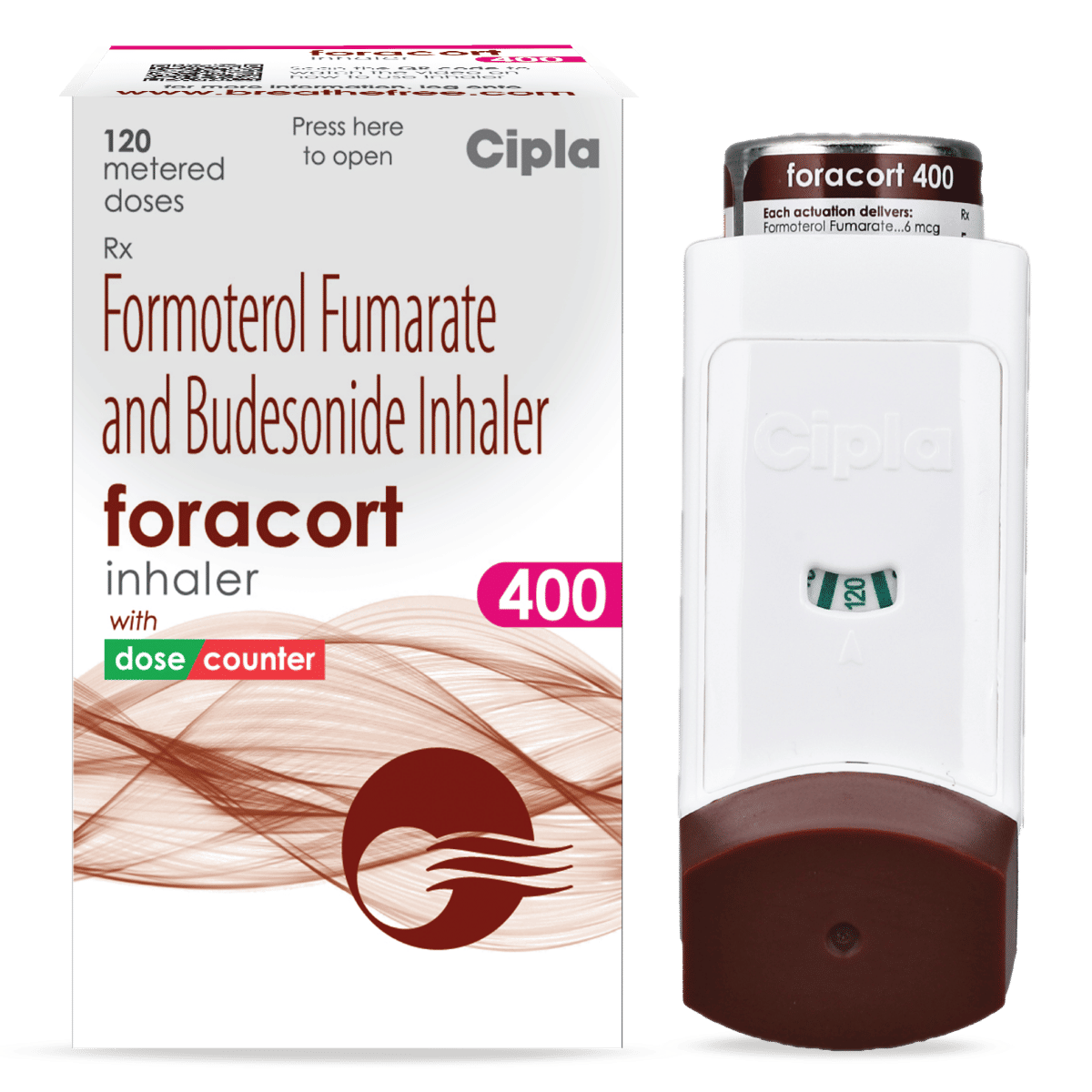 Foracort 400 Inhaler 120 mdi, Pack of 1 INHALER Foracort 400 Inhaler 120 mdi, Pack of 1 INHALER