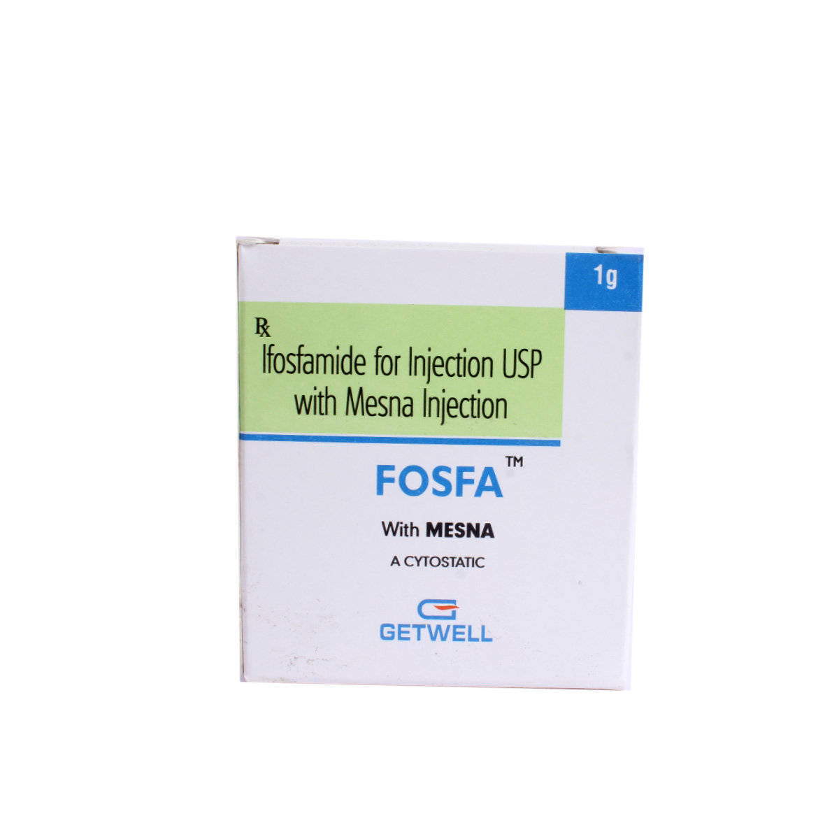 Fosfa 1 gm With Mesna Injection 1's, Pack of 1 Injection Fosfa 1 gm With Mesna Injection 1's, Pack of 1 Injection