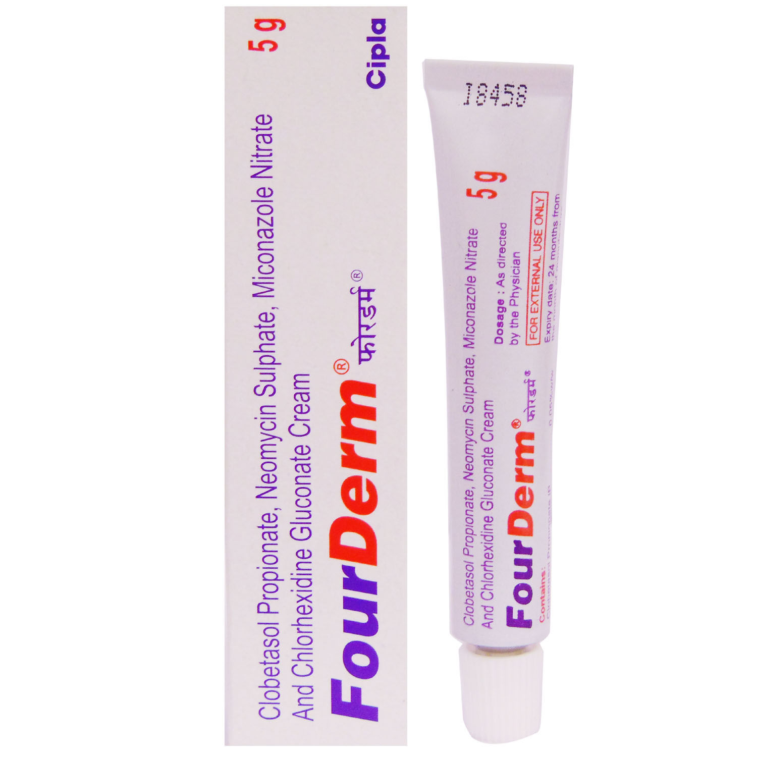 Fourderm Cream 5 gm, Pack of 1 CREAM
