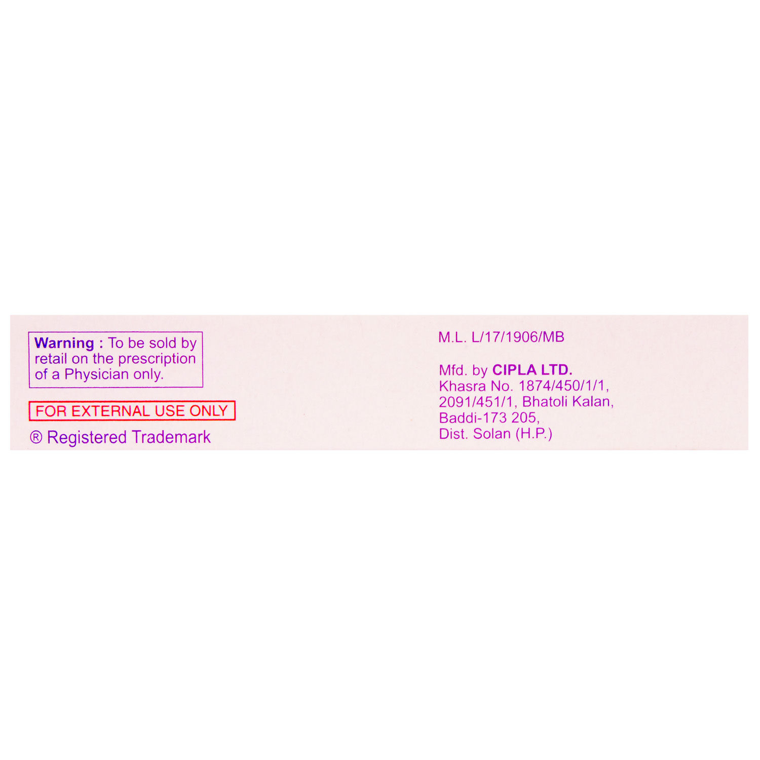 Fourderm Cream 5 gm, Pack of 1 CREAM