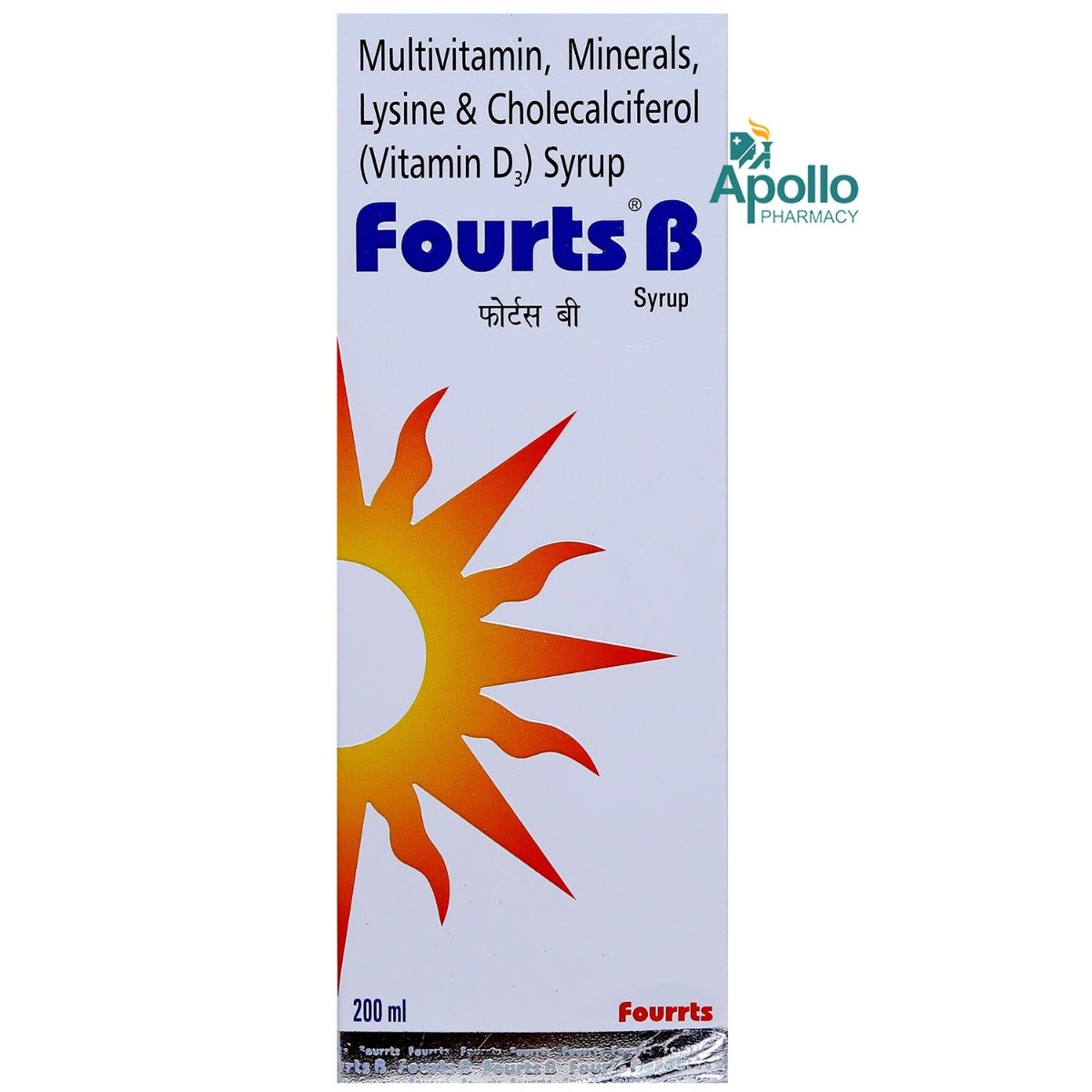 Fourts B Syrup 200 ml, Pack of 1 Fourts B Syrup 200 ml, Pack of 1