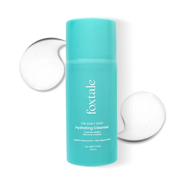 Foxtale Hydrating Cleanser And Make -Up Remover, 100 ml | Hyaluronic Acid