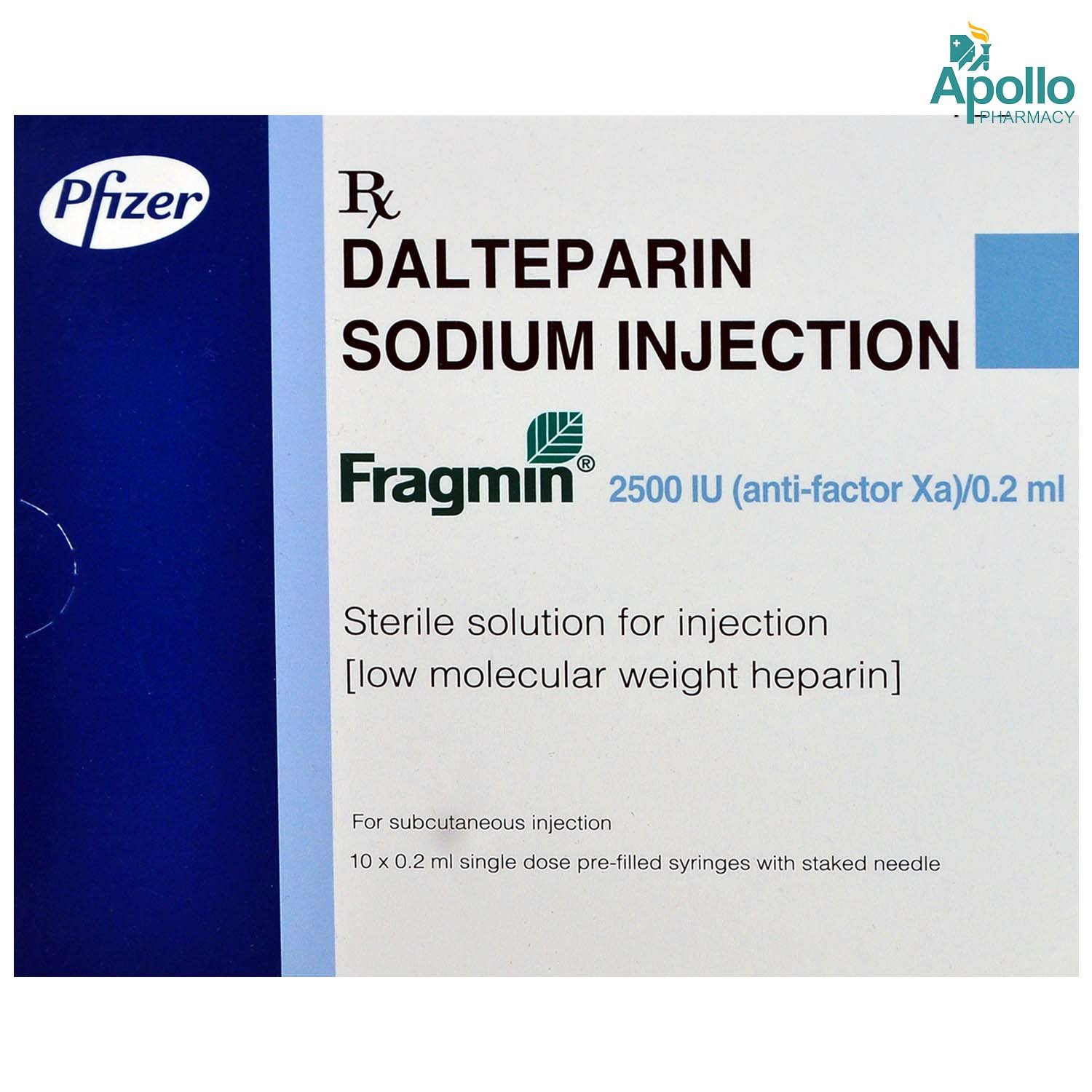 Fragmin 2500 IU Injection 1's Fragmin 2500 IU Injection 1's