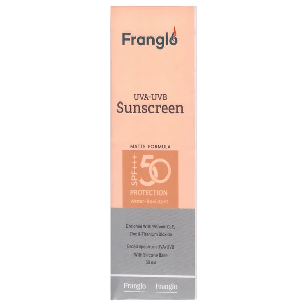 Franglo UVA UVB SPF 50 Sunscreen, 50 ml