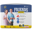 Friends Premium Adult Dry Pants Large, 10 Count
