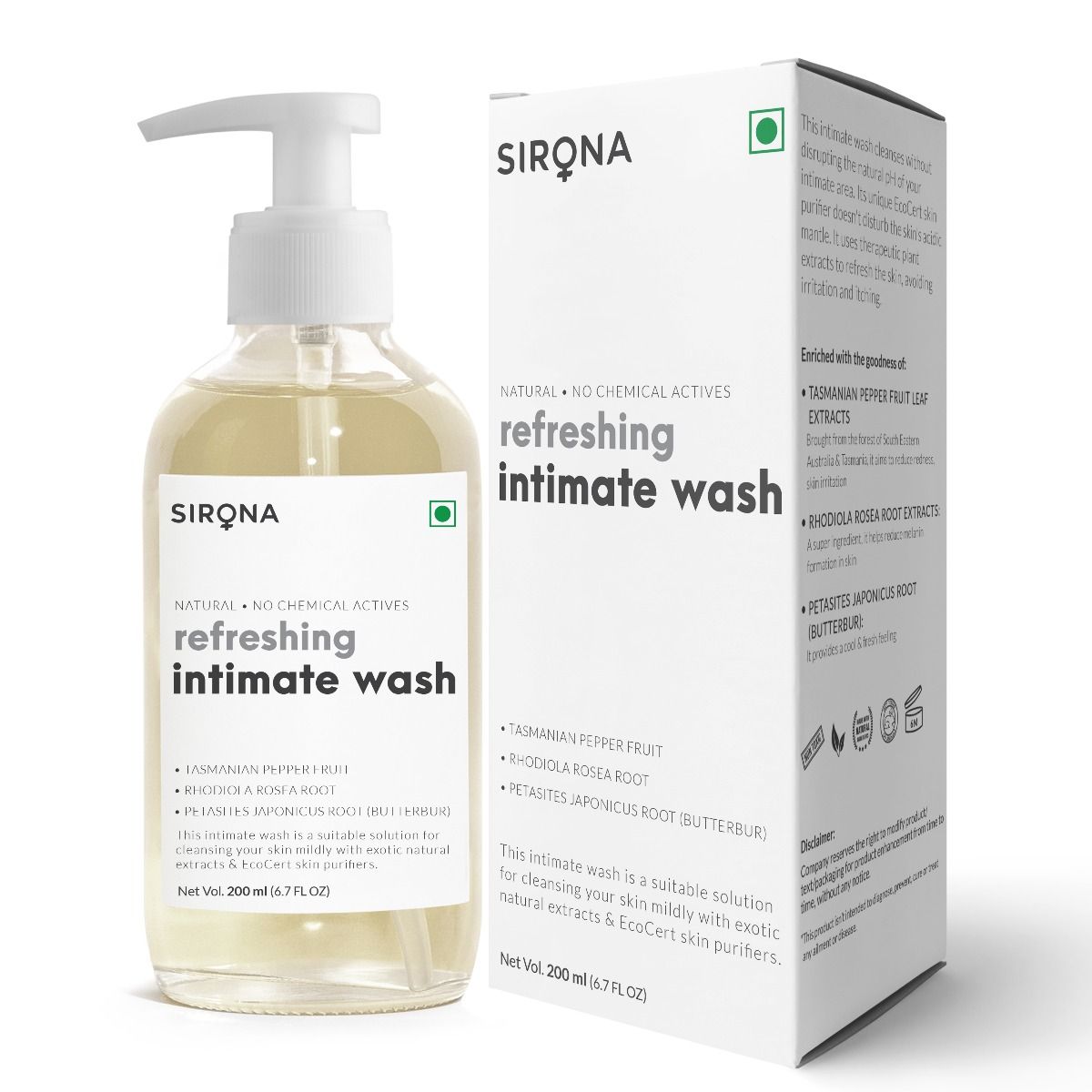 Sirona Refreshing Intimate Wash, 200 ml Price, Uses, Side Effects