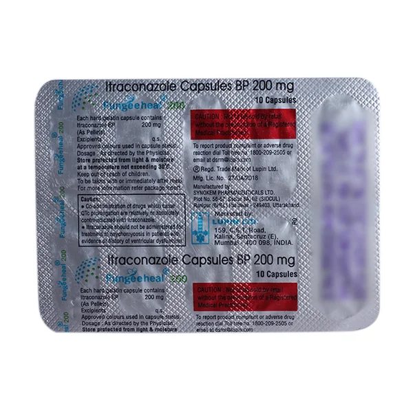 Fungeeheal 200 Capsule 10's