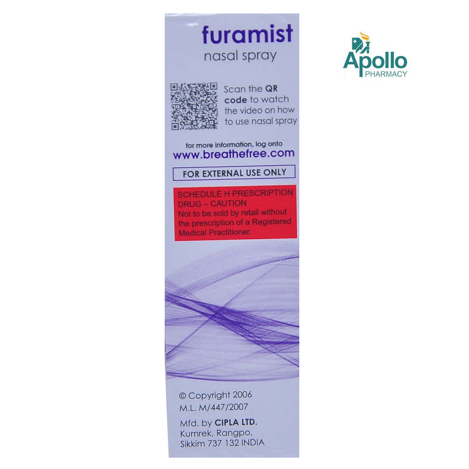 Furamist Nasal Spray 6 gm, Pack of 1 NASAL SPRAY Furamist Nasal Spray 6 gm, Pack of 1 NASAL SPRAY