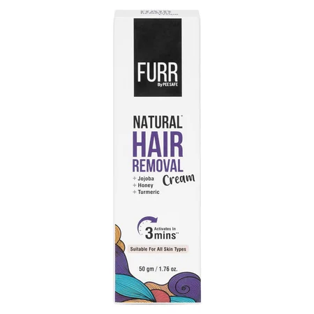 FURR By Pee Safe Natural Hair Removal Cream, 50 gm
